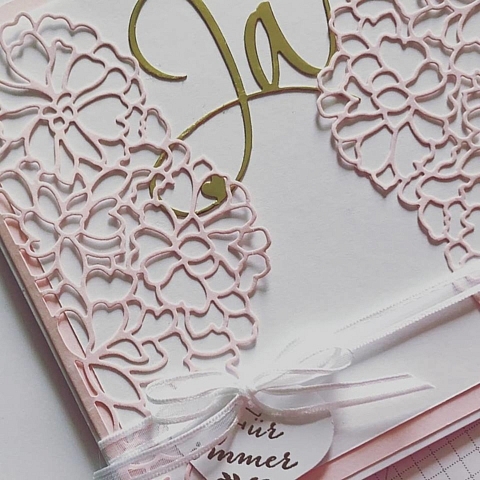 Hochzeitseinladung_Rosa_Gold_Filigran_Ja_Stampin'_Up!_Fraeulein_Erdbeerli