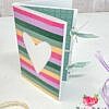 Skizze & Anleitung Minialbum aus einem Bogen 12"/30,5cm Farbkarton – Bild 2