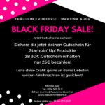Black Friday Gutschein Sale