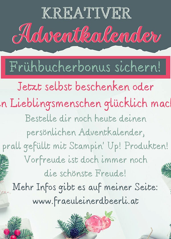 Adventkalender 2022 mit Stampin’ Up! Produkten