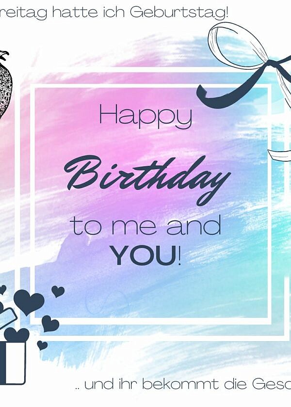 Happy Birthday to me!