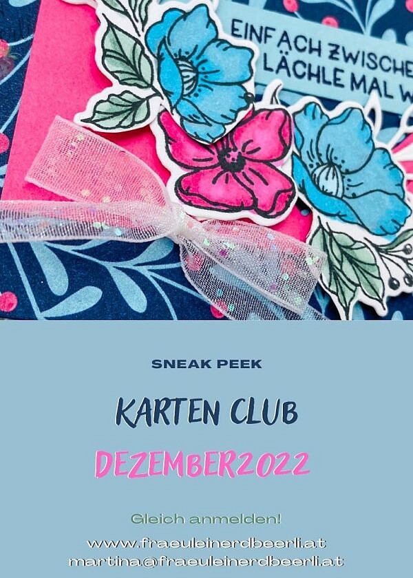 Karten Club Dezember 2022 – Perfekte Blumen by Stampin‘ Up!