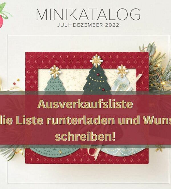 Ausverkaufsliste Stampin‘ Up!