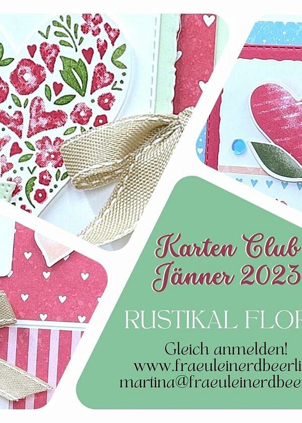 Karten Club Jänner 2023 – Rustikal Floral by Stampin‘ Up!