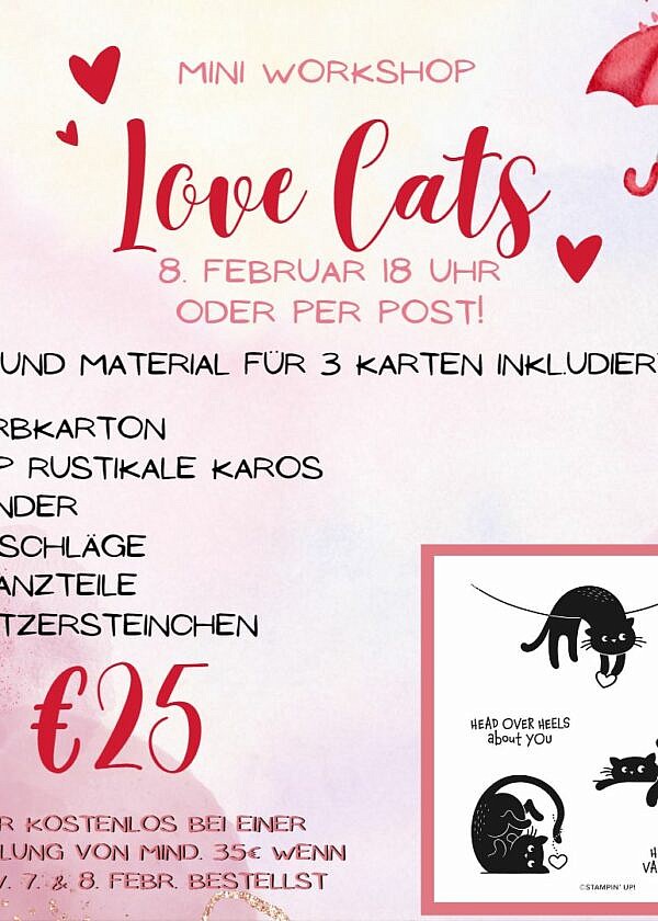 Love Cats Mini-Workshop