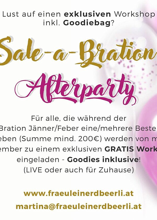 Stampin‘ Up! Sale-a-Bration Afterparty by Fräulein Erdbeerli