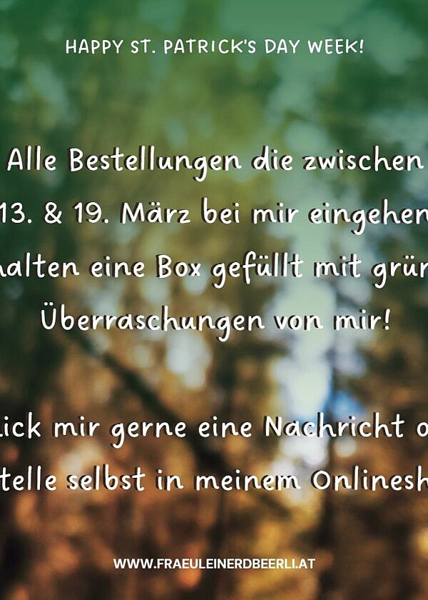 Woche des Glücks – St. Patrick’s Day 2023