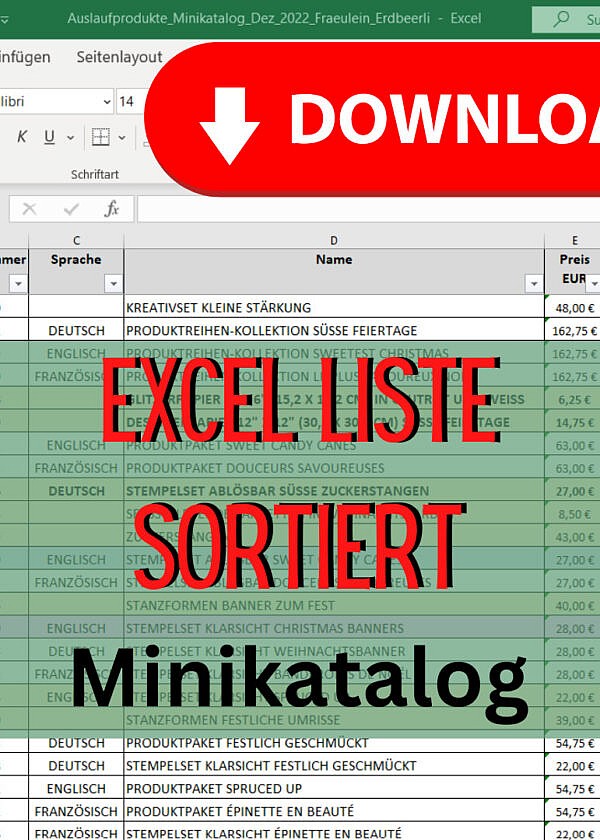 Auslaufliste Jahreskatalog 2023 & Frühjahrsminikatalog
