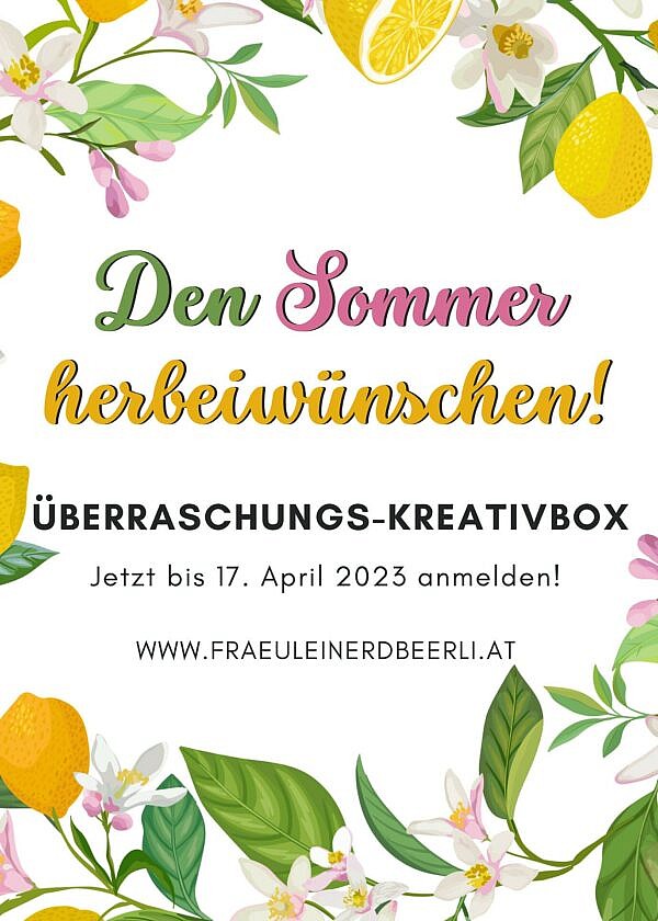 Den Sommer herbeiwünschen! Kreativbox