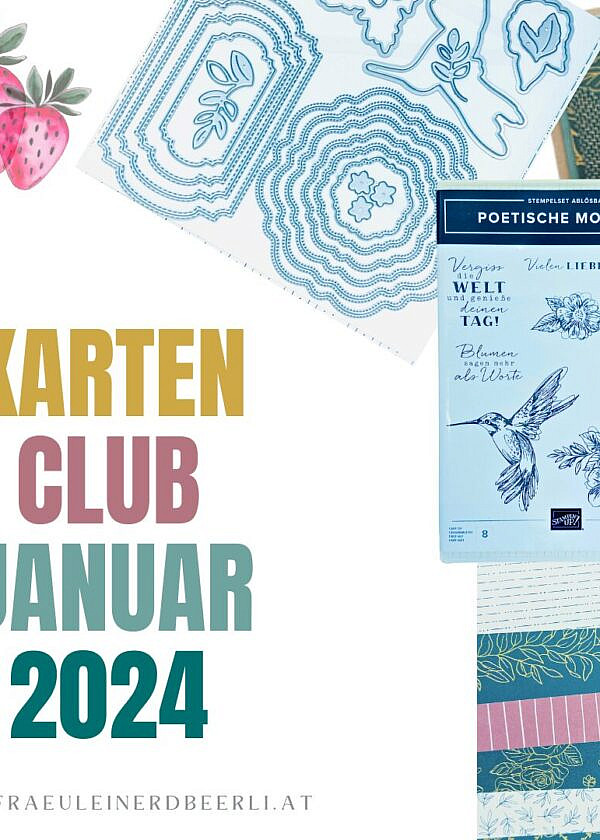 Karten Club Januar 2024 – Goldige Momente mit Stampin‘ Up!