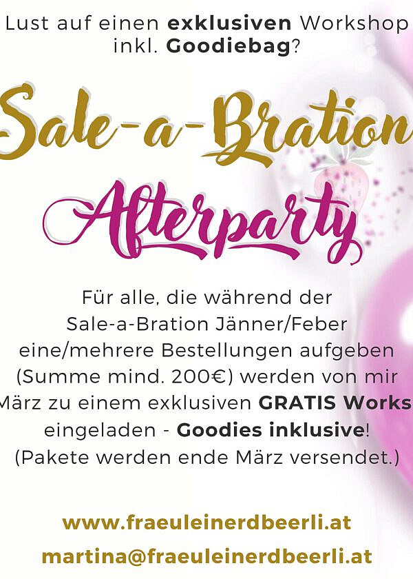 Stampin‘ Up! Sale-a-Bration Afterparty 2024 by Fräulein Erdbeerli