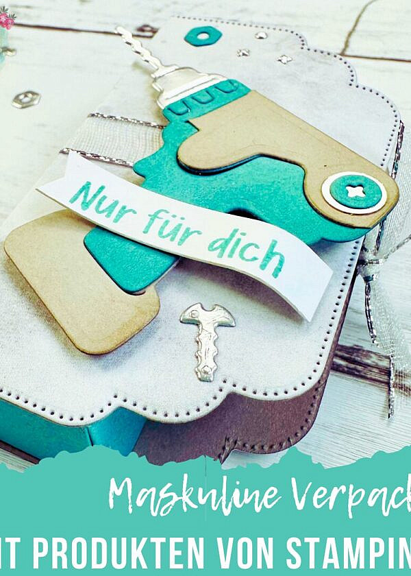 Maskuline Verpackung
