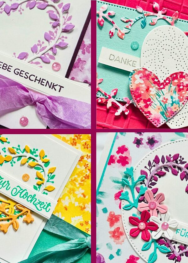 Kreativstündchen Sprache des Herzens trifft auf Traum von Blüten mit Stampin‘ Up!